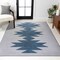 Jonathan Y Chayton Minimalist Geometric Non-Slip Machine-Washable Gray/Blue 8 ft. x 10 ft. Area Rug WSH110D-8 - alternate 7