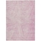 Homeroots 3' X 5' Pink And Ivory Abstract Washable Indoor Outdoor Area Rug 597040 - alternate 7