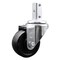 Service Caster 3 Inch Soft Rubber Wheel Swivel 7/8 Inch Square Stem Caster SCC-SQ20S314-SRS-78 - alternate 1