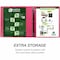Zoro Select Ring Binder, Berry, Round Ring , PK2 SAMU86376 - alternate 2