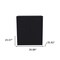 Homeroots 37in Black Wood Accent Cabinet With Two Doors And One Drawer 524964 - alternate 3