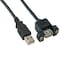 Sanoxy 10ft USB 2.0 Panel-Mount Type A Male to Type A Female Cable SNX-CBL-LDR-U2111-1210 - alternate 1