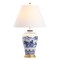 Jonathan Y Zhou 26.5" Ceramic/Iron Traditional Cottage LED Table Lamp, Blue JYL6610A - alternate 1