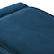 Homeroots 47" Navy Blue and Black Upholstered Velvet Bench with Flip top 530672 - alternate 5