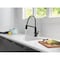 Delta Pivotal Single Handle Exposed Hose Kitchen Faucet With Touch2O Technology 9693T-BL-DST - alternate 4