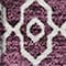 Homeroots 9' X 12' Eggplant And Ivory Southwestern Washable Indoor Outdoor Area Rug 593670 - alternate 7