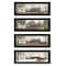 Homeroots Set Of Four Seasons on the Farm Black Framed Print Wall Art, 4PK 406216 - alternate 1