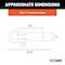 Curt D-Ring Shackle Mount, Class 4, 5 Hitch, Steel, Carbide Powder-Coated 45832 - alternate 6