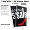 Signmission Shoe Sale, Plastic Signs Only 24 Inch x 36 Inch, Corrugated Plastic, 2PK CSB-2436-2PACK-Shoe Sale - alternate 2
