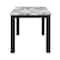 Global Furniture Usa Contemporary D8032Dt Wht/Blk Dining Table & D9026Dc Gry Dining Chair D8032DT-WHT/BLK + D9026DC-GRY - alternate 6