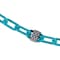 Mr. Chain 2" x 100' Turquoise Reflective Plastic Safety Chain 52056-100 - alternate 1