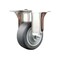 Service Caster 3 Inch 316SS Thermoplastic Rubber Wheel Rigid Top Plate Caster SCC-SS31620R314-TPRB - alternate 1