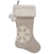 Dyno Gray/White Snowflake Christmas Stocking 20 in. 1201256-1 - alternate 1