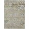 Homeroots 9' X 12' Beige Gray And Green Floral Washable Indoor Outdoor Area Rug 604064 - alternate 4