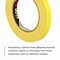 3M Painter's Tape, 12 mm W x 55 m L, 6.3 mil Thick, Yellow, Rubber Adhesive, 72 PK 301+ - alternate 6