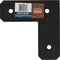 Simpson Strong-Tie Outdoor Accents Avant Collection ZMAX 4X4 Black L Strap APVL4 - alternate 1