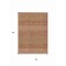 Homeroots 3' X 5' Orange And Ivory Chevron Washable Indoor Outdoor Area Rug 612286 - alternate 4