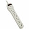 Tripp Lite Outlet Strip, Industrial, 6 5-15R, 5-15P, 4 ft., Light Gray PS6 - alternate 1