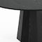 Homeroots 60" Black Solid Wood Pedestal Base Round Top Dining Table 721069 - alternate 4