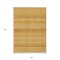 Homeroots 3' X 5' Wheat And Gold Striped Washable Indoor Outdoor Area Rug 610624 - alternate 6