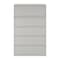 Hirsh 42" W 5 Drawer Lateral File Cabinet, Light Gray, A4/Legal/Letter 17650 - alternate 7