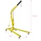 Wrightmaster 2 Ton Folding Engine Hoist Cherry Picker Shop Crane  with 6 Iron Caster Wheels ZR-S00037 - alternate 5