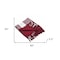 Homeroots 50" X 60" Red Woven Cotton Checkered Throw Blanket with Fringe 516567 - alternate 7