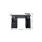 Homeroots 47" Espresso Wood Computer Desk With Two Drawers 723755 - alternate 3