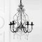 Jonathan Y Maura 5-Light 17" Crystal/Metal LED Chandelier, Black JYL9016A - alternate 11