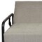 Homeroots 79" Gray Fabric Convertible Futon Steel Sleeper Reclining Sofa 719577 - alternate 7