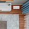 Sierra Grates 4 in. H X 14 in. W 2-Way 45 Degree Louvered, Steel, White Floor Register TWF414-WHT - alternate 3