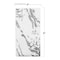 Smarty Had A Party White with Silver Marble Paper Dinner Napkins 600 Napkins, 600PK 2191-CASE - alternate 5
