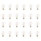 Bulbrite Incandescent Dimmable 40W Globe G25 Light Bulbs, Medium E26 Screw Base, 2700K, 24PK 861047 - alternate 1