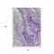 Homeroots 8' X 10' Purple And Ivory Abstract Washable Indoor Outdoor Area Rug 617605 - alternate 6