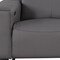 Homeroots 93in Dark Gray and Brown Leather Power Reclining Loveseat With Storage 720541 - alternate 8