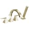 Delta Trillian Two-Handle Roman Tub Trim with Hand Shower T4746-PN-PR - alternate 1