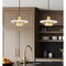 Z-Lite Ludo Matte White + Modern Gold 1 Light Pendant 829P12-MW-MGLD-LED - alternate 6