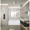 Kingston Brass 60" Acrylic Alcove Right-Hand Drain Tub with Left Sliding Tub Door, White/Polished Chrome KVTAP603622R1 - alternate 6