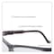 Uvex Safety Glasses, Anti-Fog & Anti-Scratch, Clear Lens, Black Frame, Half-Frame S3200HS - alternate 5