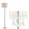 Jonathan Y Abigail 61" Crystal / Metal LED Floor Lamp, Clear/Chrome JYL2034A - alternate 9