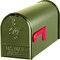 Gibraltar Mailboxes Mailbox Gibraltar es Elite Classic Galvanized Steel Post Mount Venetian Bronze Powder Coated E1100BZAM - alternate 6