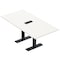 Skutchi Designs 6 Person Conference Table With Power Unit | 6' Rectangular Table | Harmony Series HAR-REC-36x72-T.BK-W960-EBLK - alternate 1