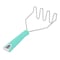 Martha Stewart Everyday Drexler 10 Inch Stainless Steel Masher in Teal 138320.01 - alternate 1
