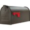 Gibraltar Elite T1 Bronze Steel Rural Post Mount Mailbox E1100BZAM - alternate 2