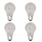 Ilc Replacement Incandescent Bulb, 60W, 120V, A19, medium, 4PK SATCO 60A19 - alternate 1