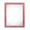 Homeroots 12" x 12" Red Solid Wood Tabletop Picture Frame 386499 - alternate 1