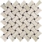 Apollo Tile Beige 11x11 Crema Marfil, Emperador Dark Floor and Wall Mosaic Tile 4.2 sqft/case, 5PK APLVL88B26A - alternate 1