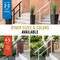 Nuvo Iron Stoop Railing Kit, For 2-3 Steps, White Aluminum, Posts Hand Railing Hardware incl WHSK3S-US - alternate 9