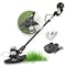 Sun Joe 24V 12in Dual Line String Trimmer/Edger Kit w/4.0-Ah Battery and Rapid Charger 24V-ST14 - alternate 1