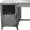 Homeroots 56" Gray Metal Computer Desk With Three Drawers 489184 - alternate 4